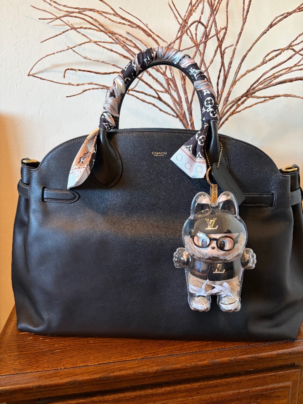 Coach Soft Empire Carryall 48 – Black – Excellent Condition